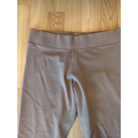 Nike Sportswear Leggings Womens Medium Tan Brown Logo Print Camo Full Length - Picture 4 of 9